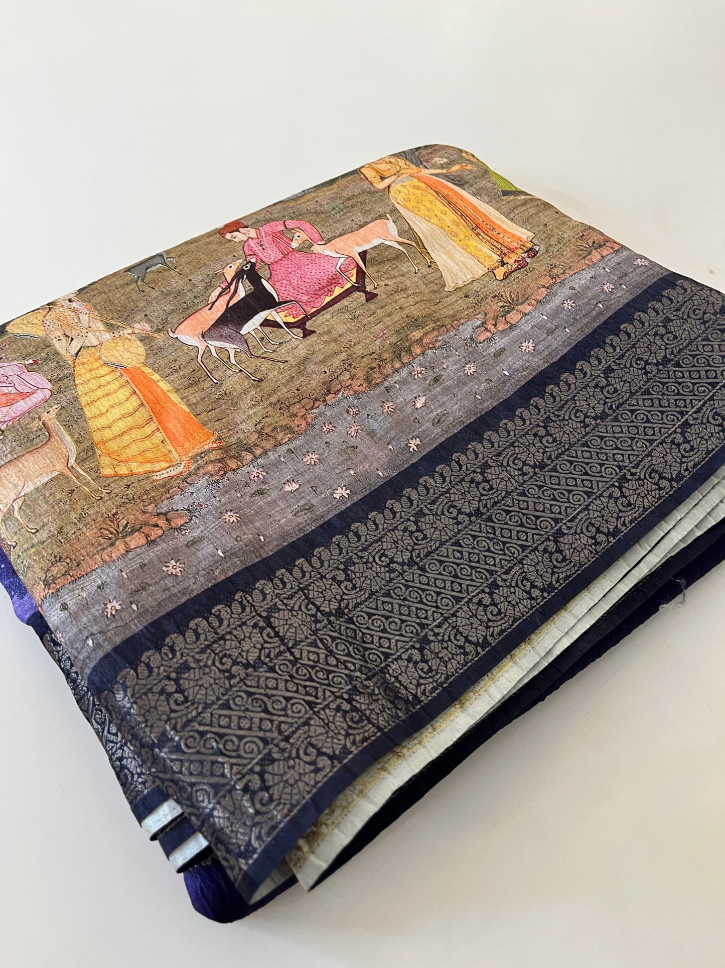 Crush Tussar  Designer