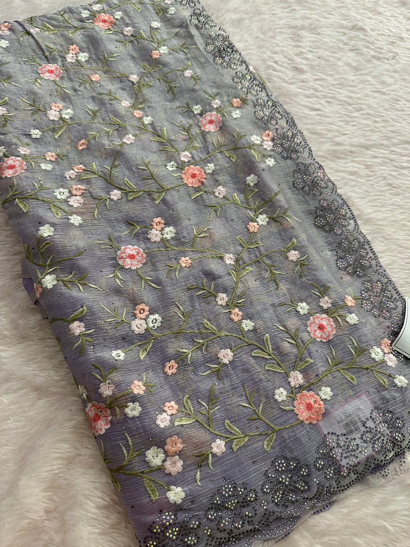 Embroidery Fancy Organza-M10