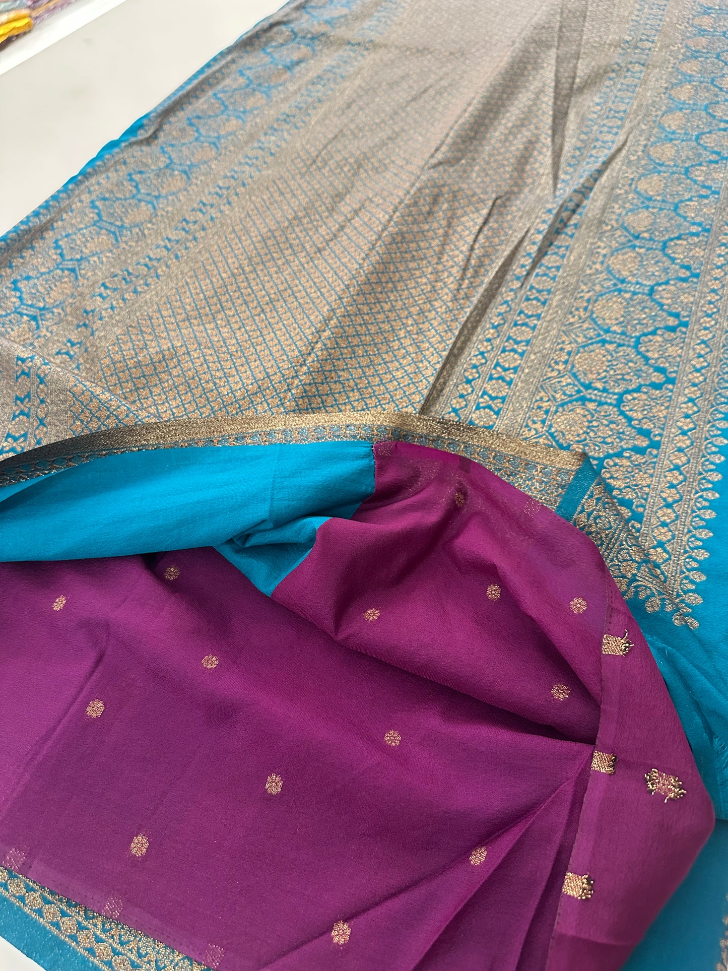 Kalamkari Tussar Printed-M26