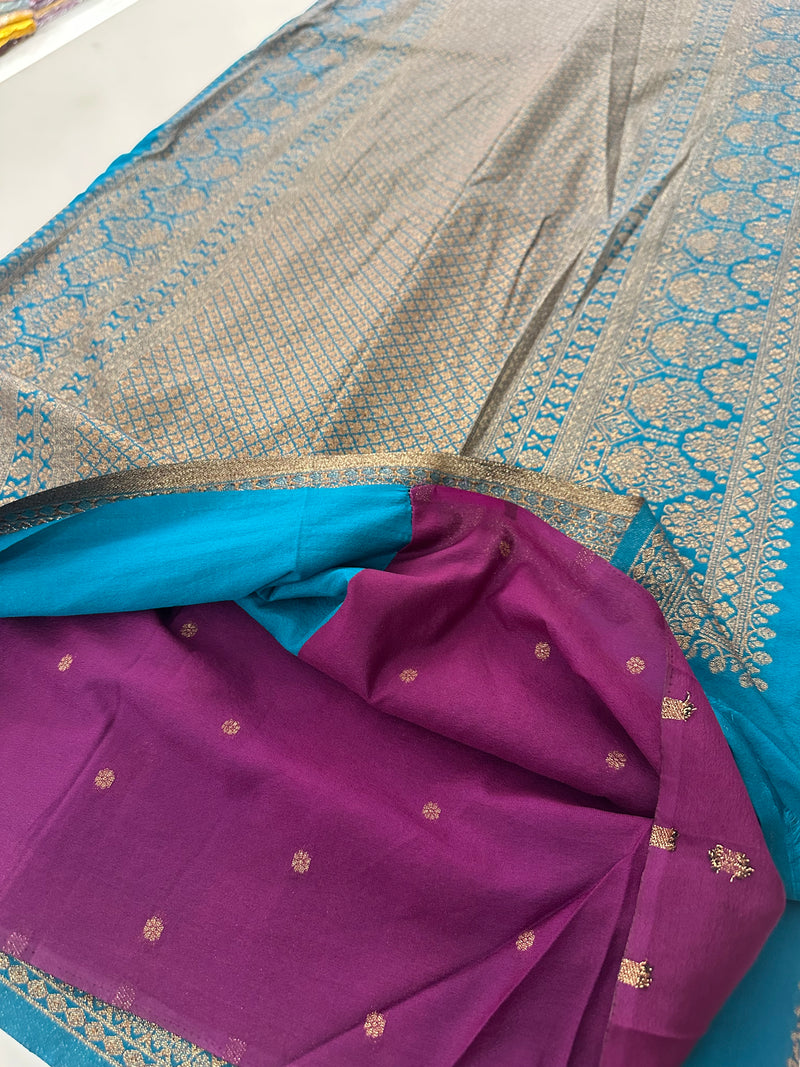 Kalamkari Tussar Printed-M26