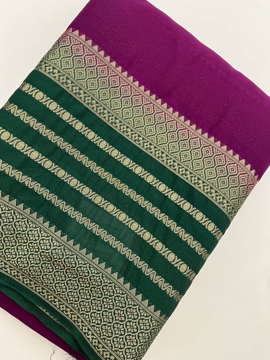 Premium crape silk