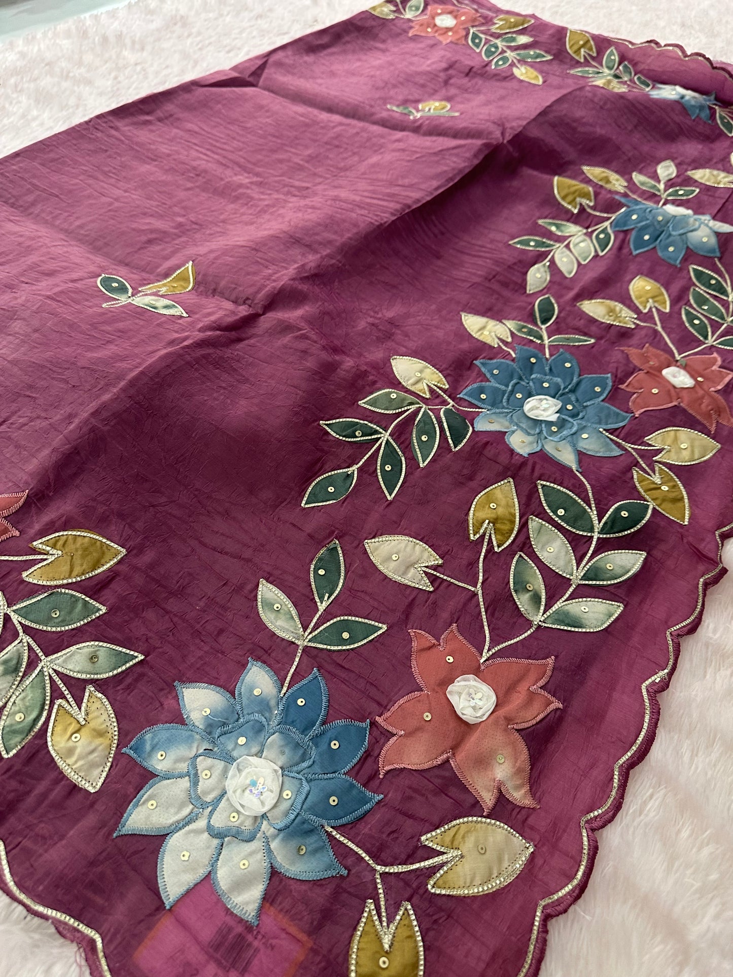 Designer Organza Saree-M16
