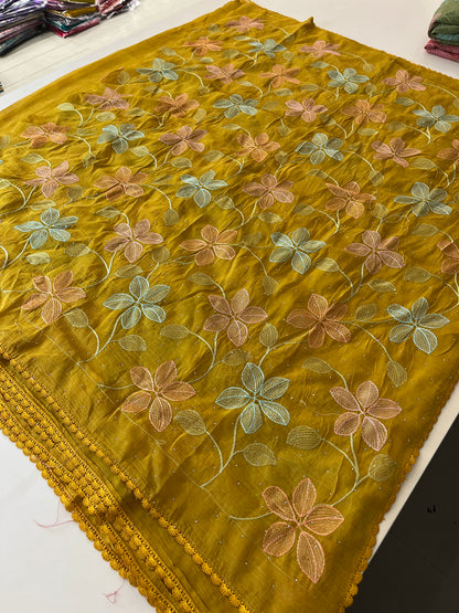 Soft Organza Saree-F4