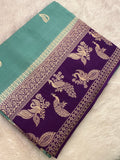 Banarasi Viscose Fancy Saree-JU10