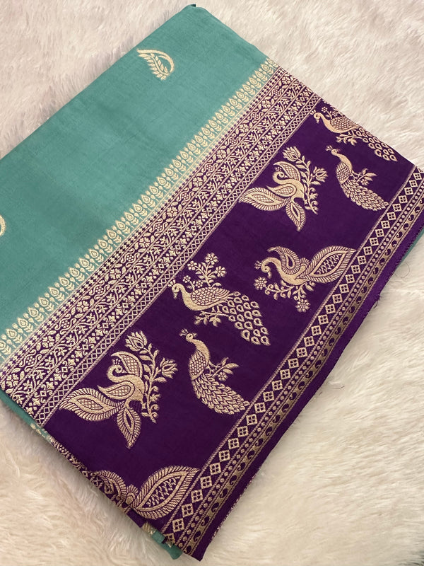 Banarasi Viscose Fancy Saree-JU10