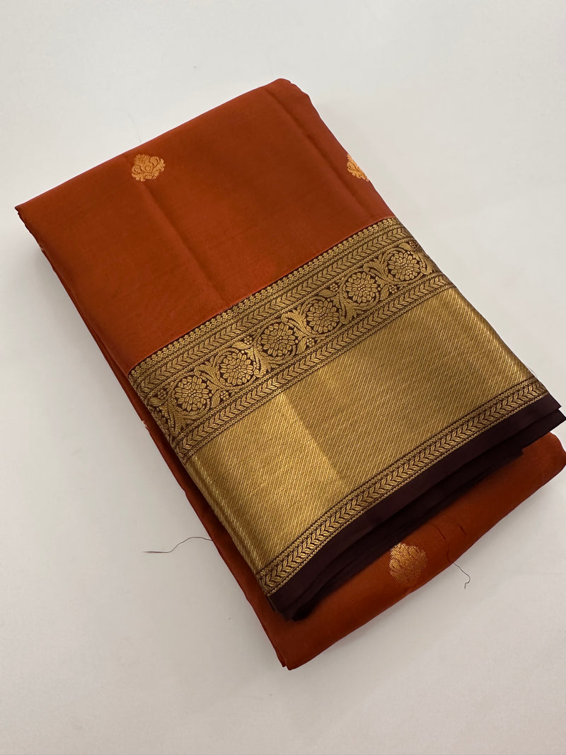 Self Kanchi Silk Sarees🌹-AU14