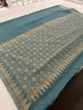 Designer Saree - Grey Crepe Georgette JU17