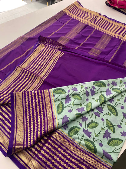 269 SEMI MYSORE SILK PRINTED