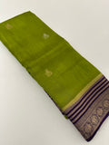 Cut Dana Work Border Chinnon Saree -AU6