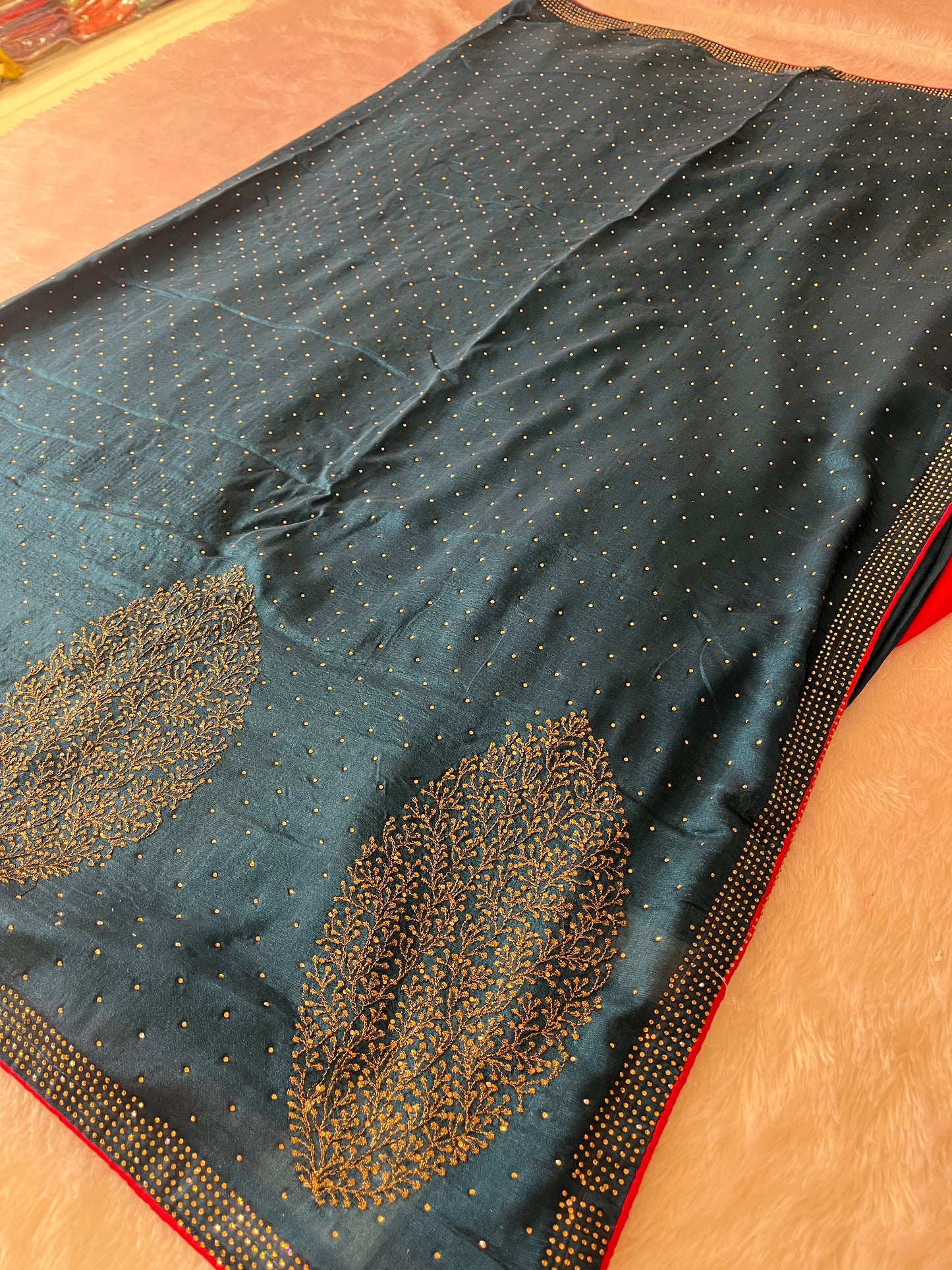 Tussar Work Fancy Saree