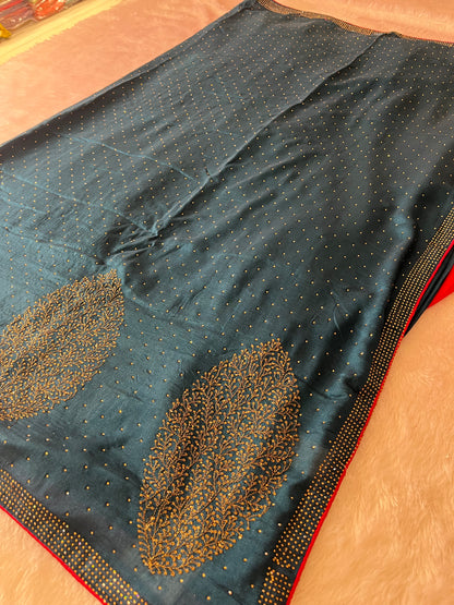 Tussar Work Fancy Saree