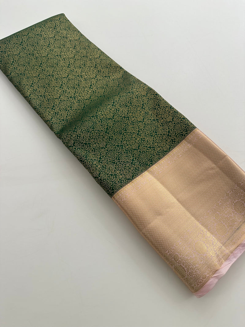 Kanchi Semi Silk Tissue Brocade-JU10