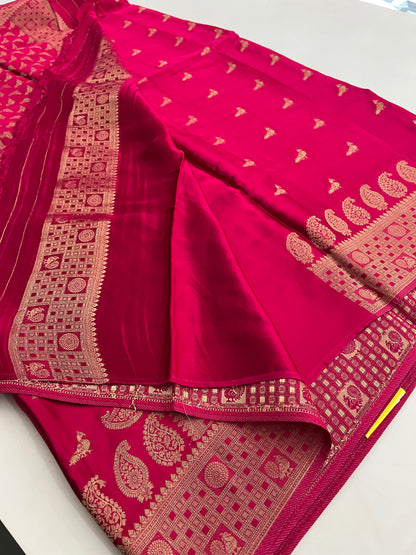 Pure Banarsi Satin Silk