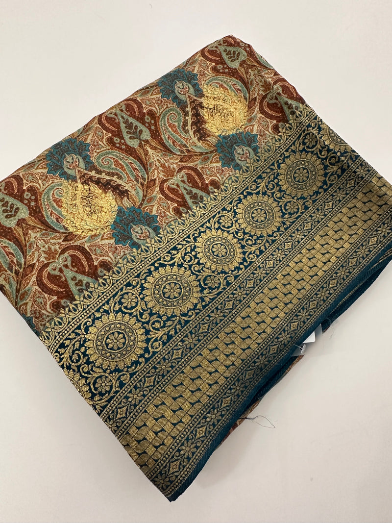 MASHLIN PRINTED SILK🌹 - AU10