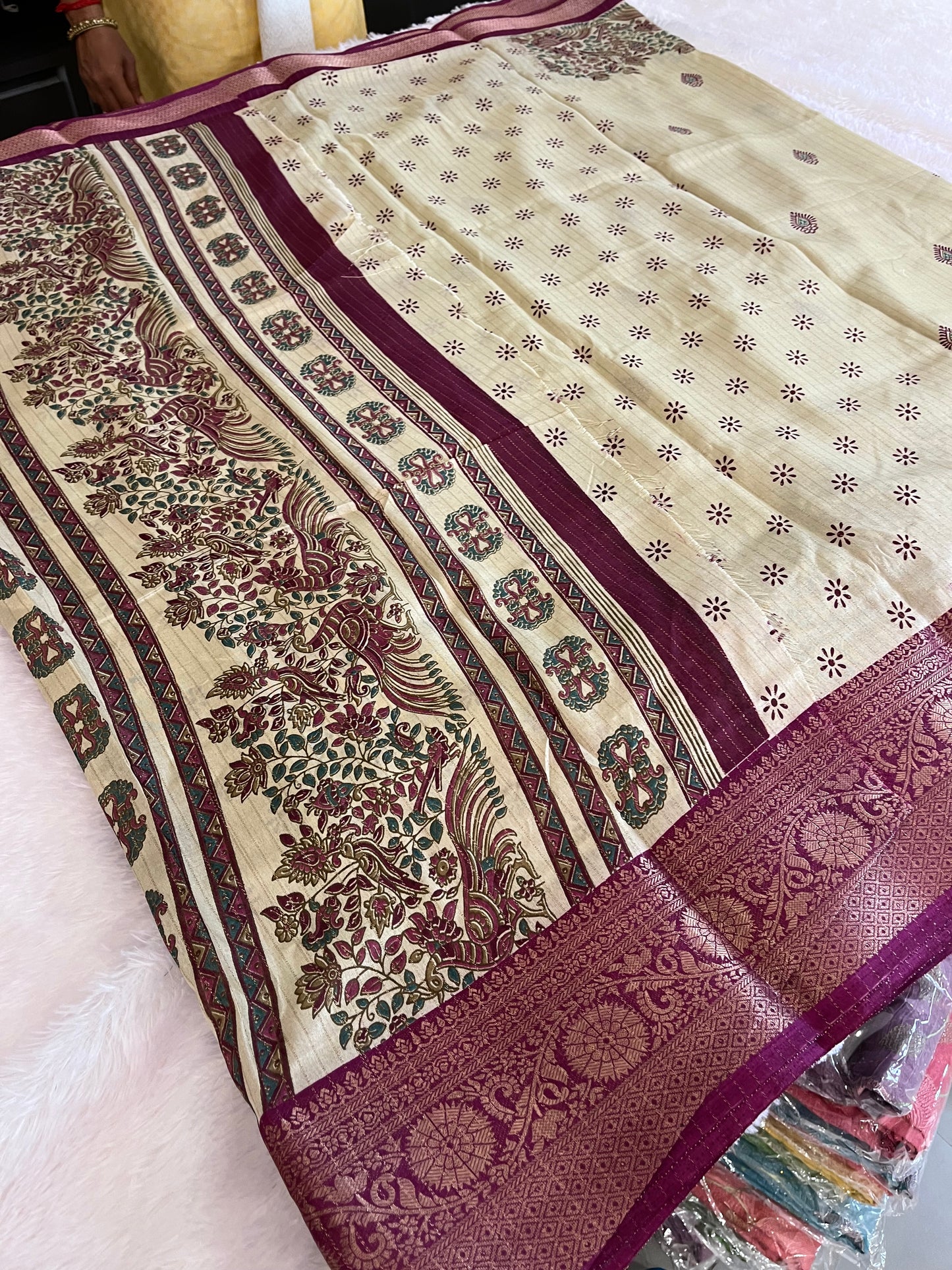 Tussar fancy-109