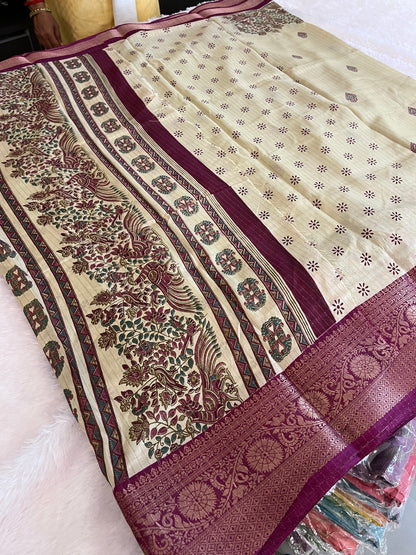 Tussar fancy-109
