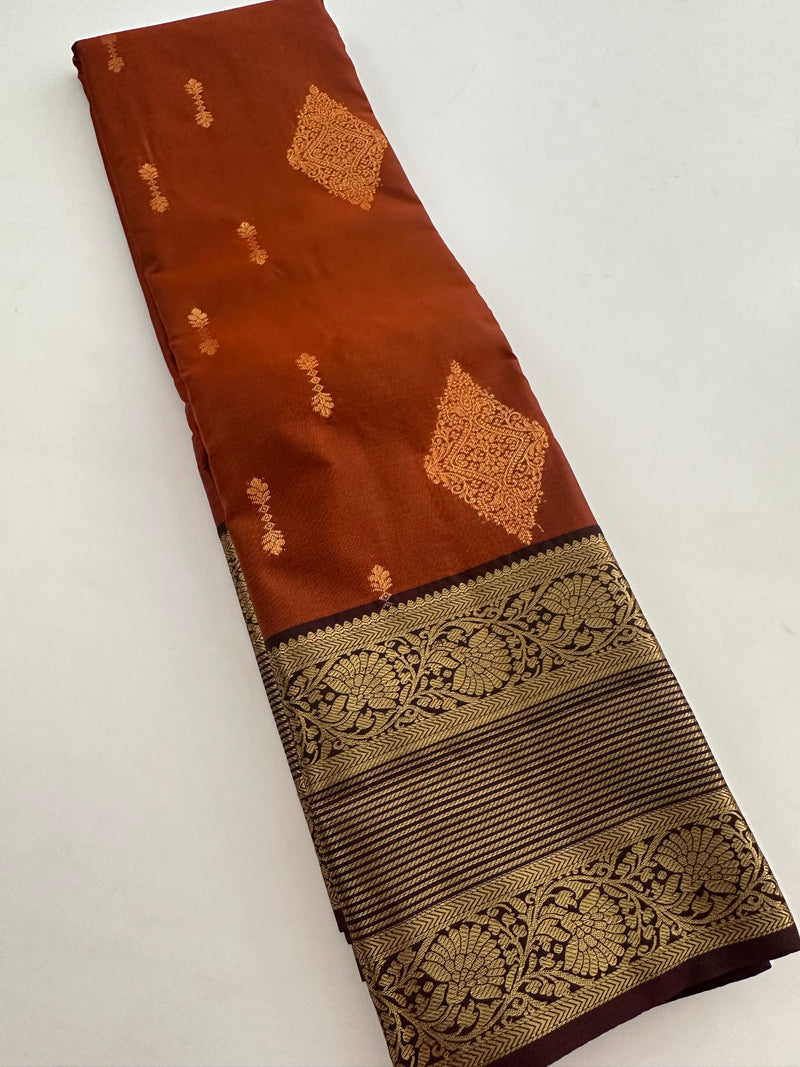 Semi Kanchi Silk Saree-J27
