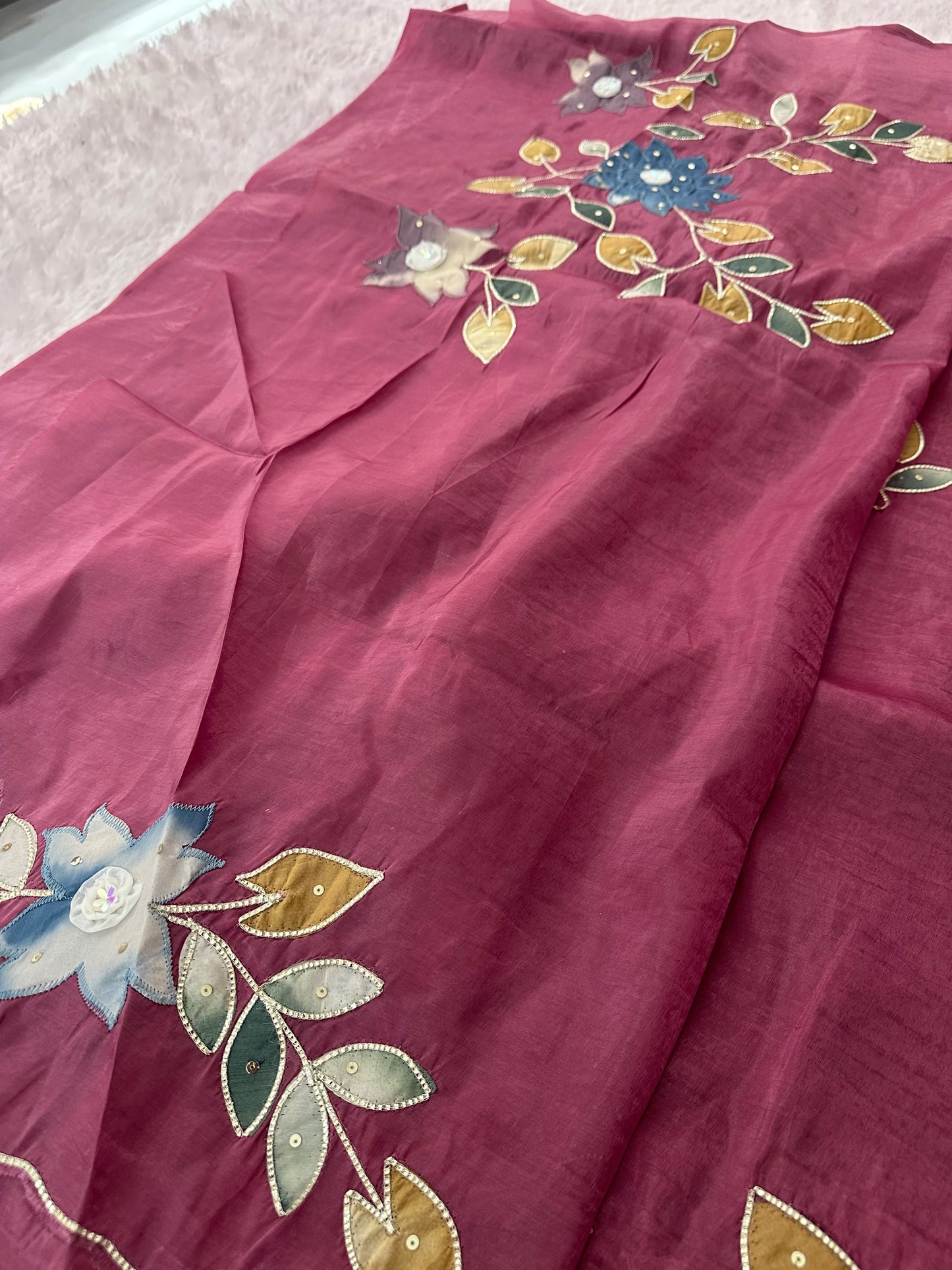 Designer Organza Saree-M16