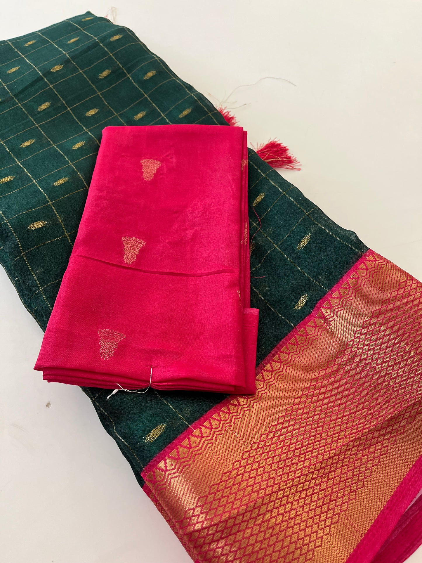 Moonga silk saree