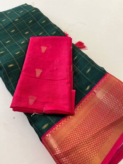 Moonga silk saree