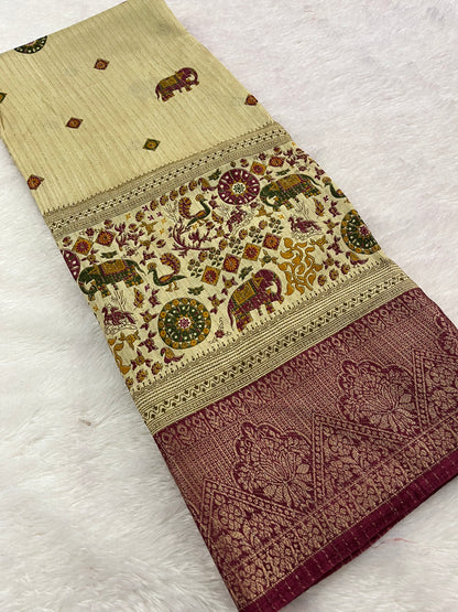 Tussar fancy