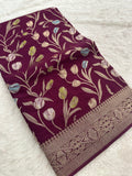 Tulips Linen Premium Saree-M13