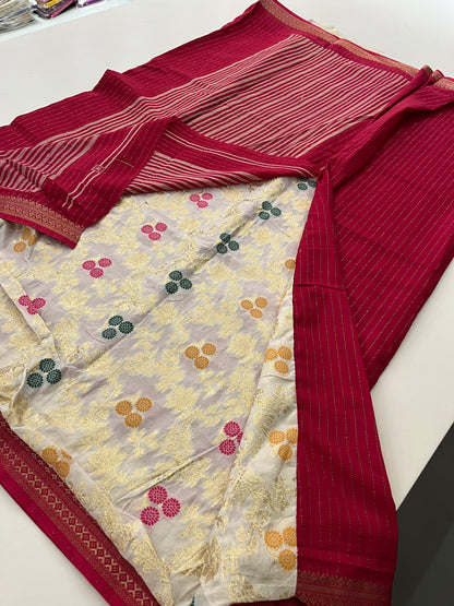 Tussar Zari Lines