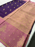 Banarsi Viscose Fancy Saree-JU11