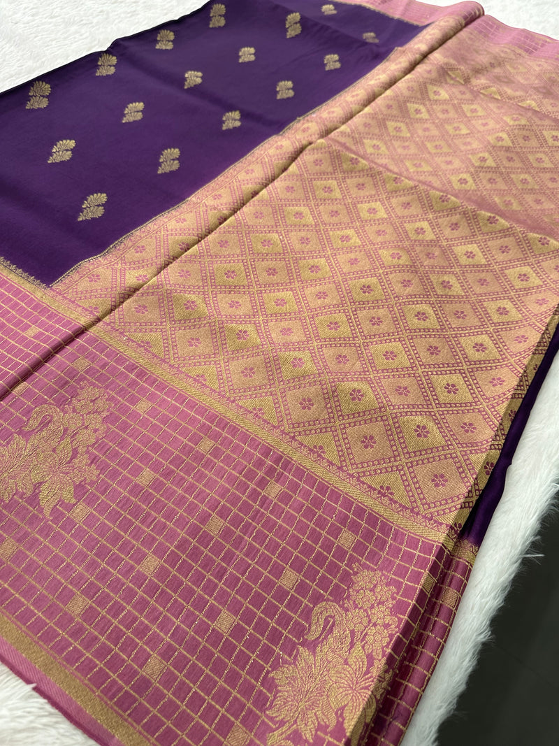 Banarsi Viscose Fancy Saree-JU11
