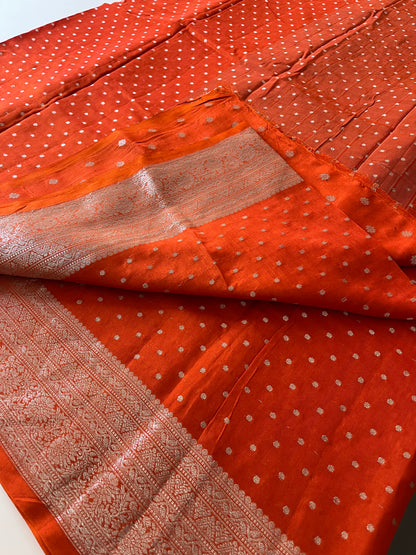 Silver Butties Banarasi Viscose