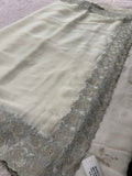 Soft Organza Silver Work-M12