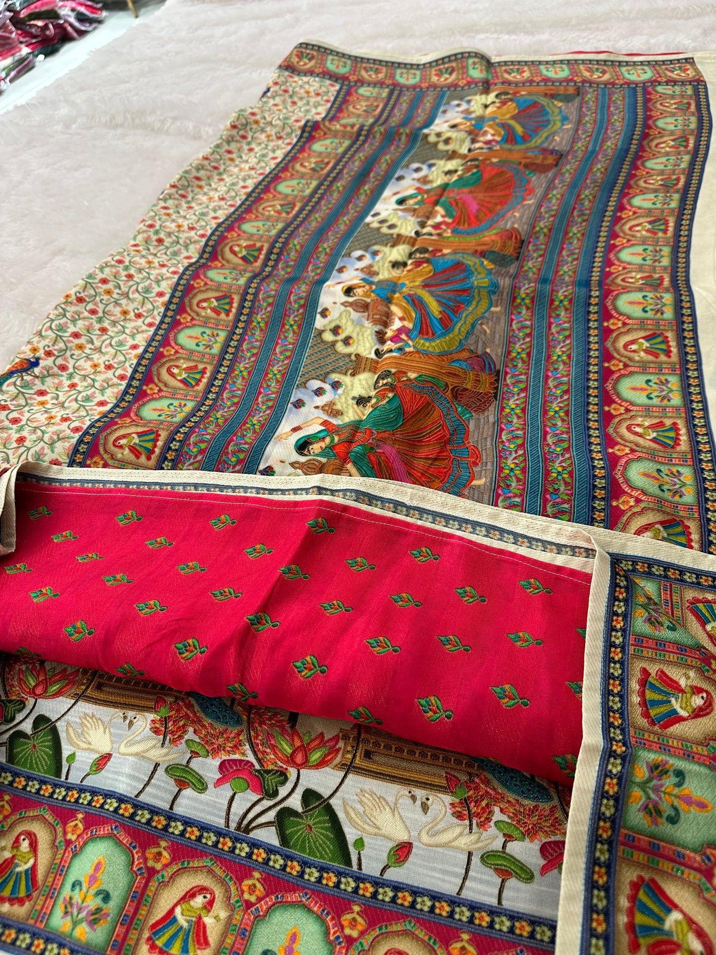 Pashmina kalamkari-M14