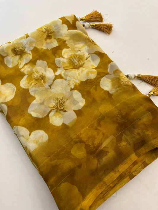 Floral chiffon