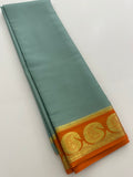 80 GSM Pure Mysore Crape Silk Saree- Silk Mark Certified 🦋-JU29