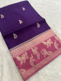 Banarasi Viscose Fancy Saree-JU10