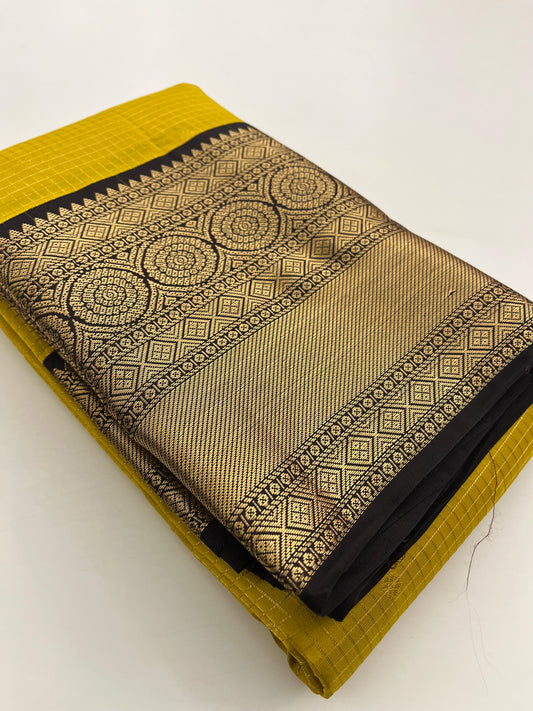 Pure Kanchipuram silk saree with silk mark certified