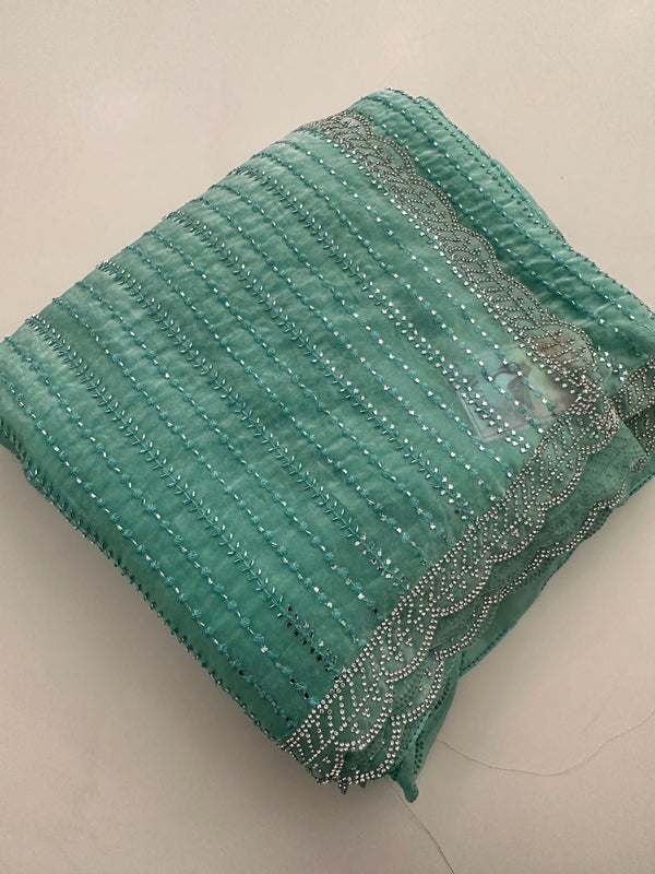 Cocktail Party wear saree-AU2