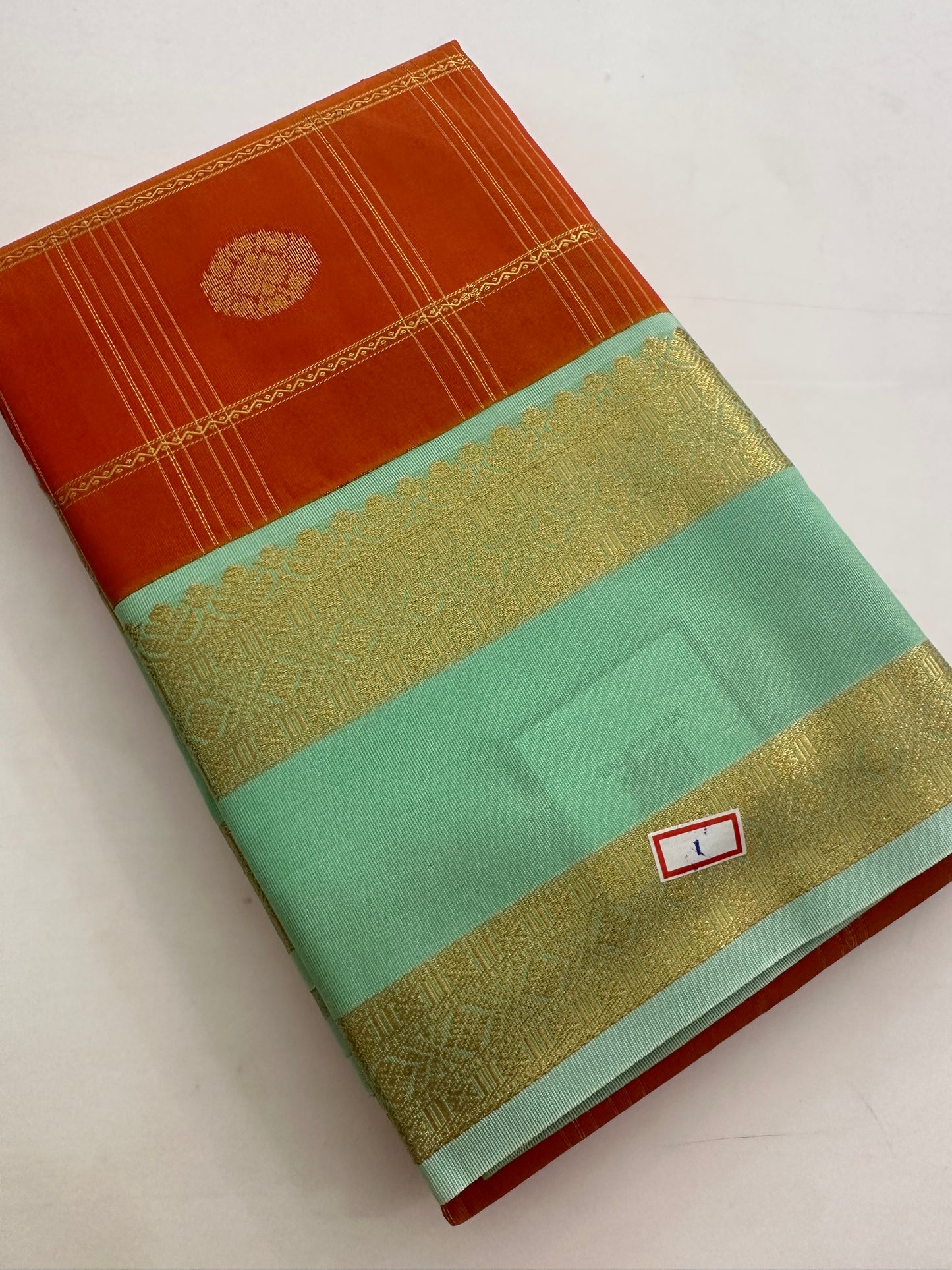 Semi Kanchi/Vegan Silk Saree-11