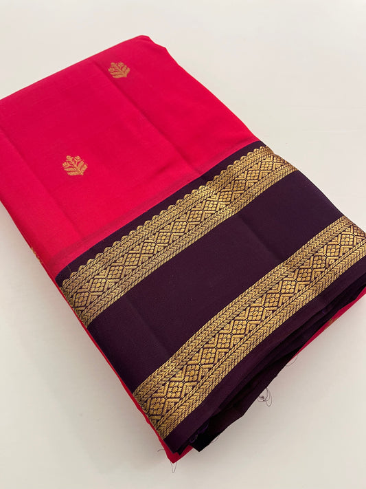 Pure Kanchipuram silk saree with silk mark certified