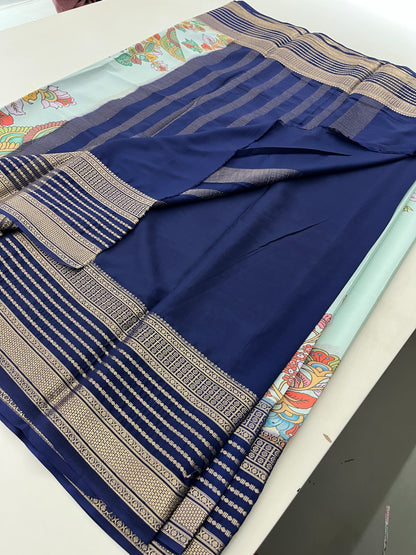 Ju10 Printed Semi Mysore Silk