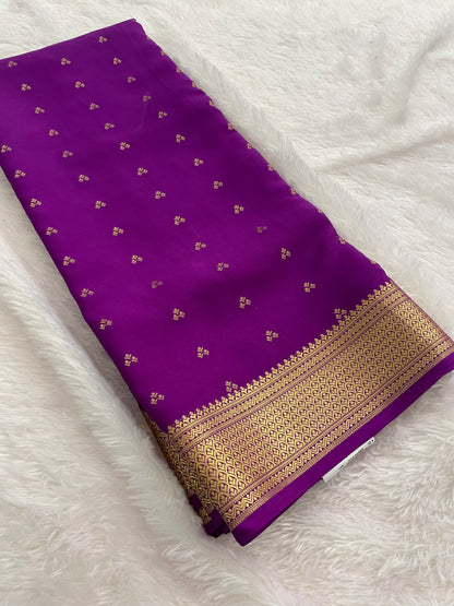 Pure Crape Mysore silk