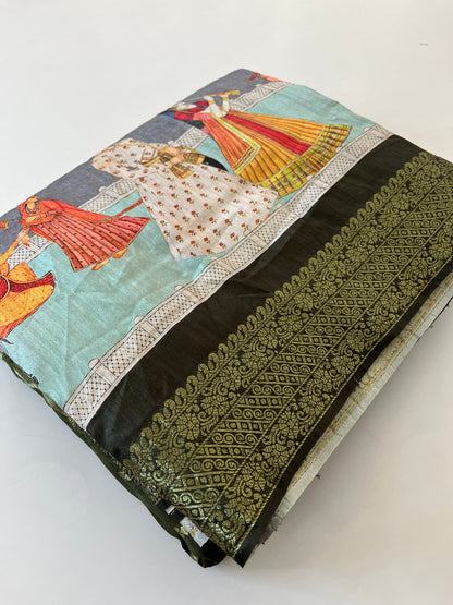 Crush Tussar  Designer