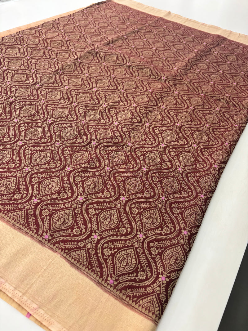 Brocade Crush Crape Georgette-J24