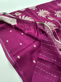 Pure Banarsi Crepe Silk Saree,, silver and gold weaving all over 🌹-AU15