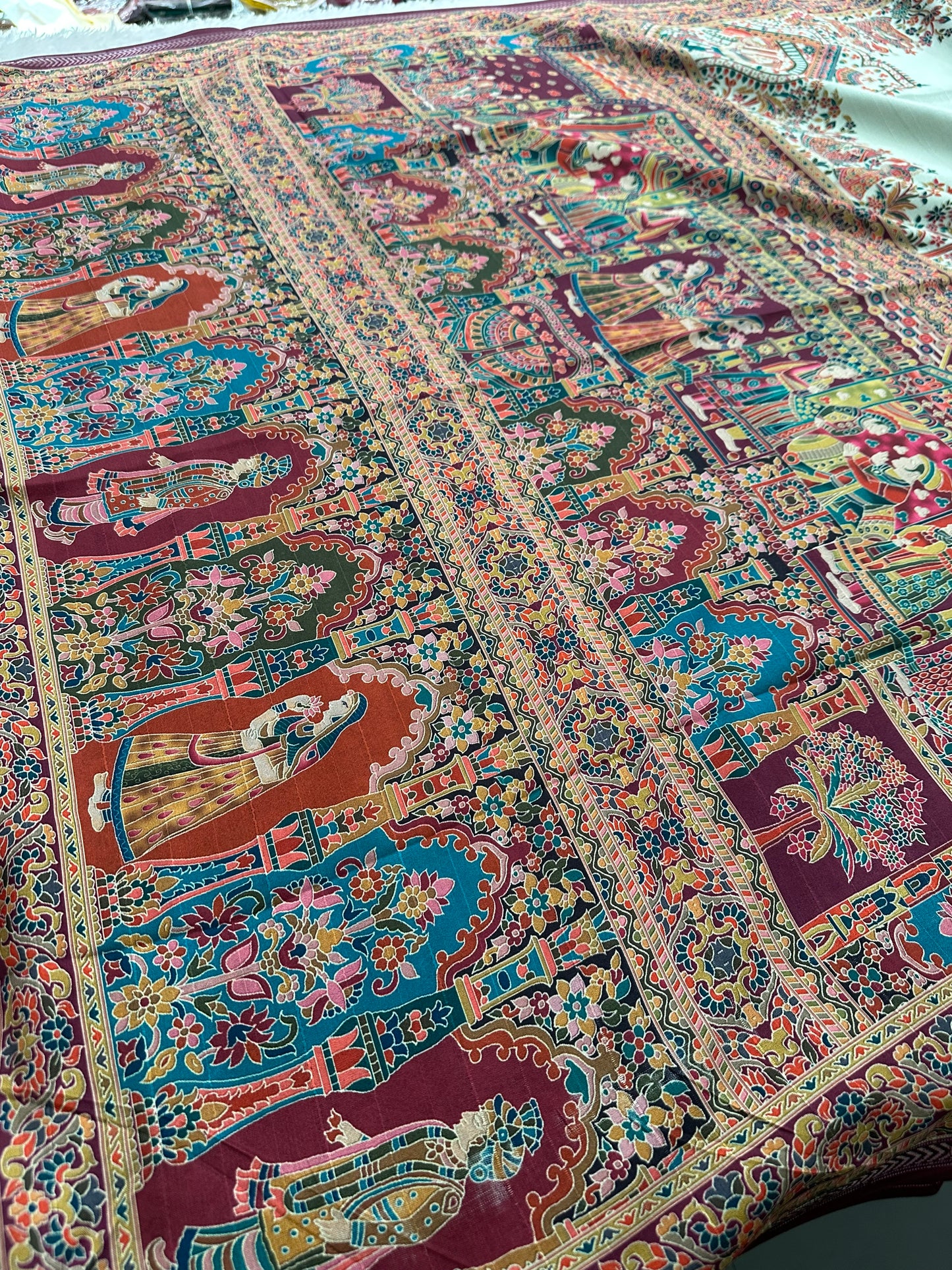 Kalamkari Tussar Fancy-M10