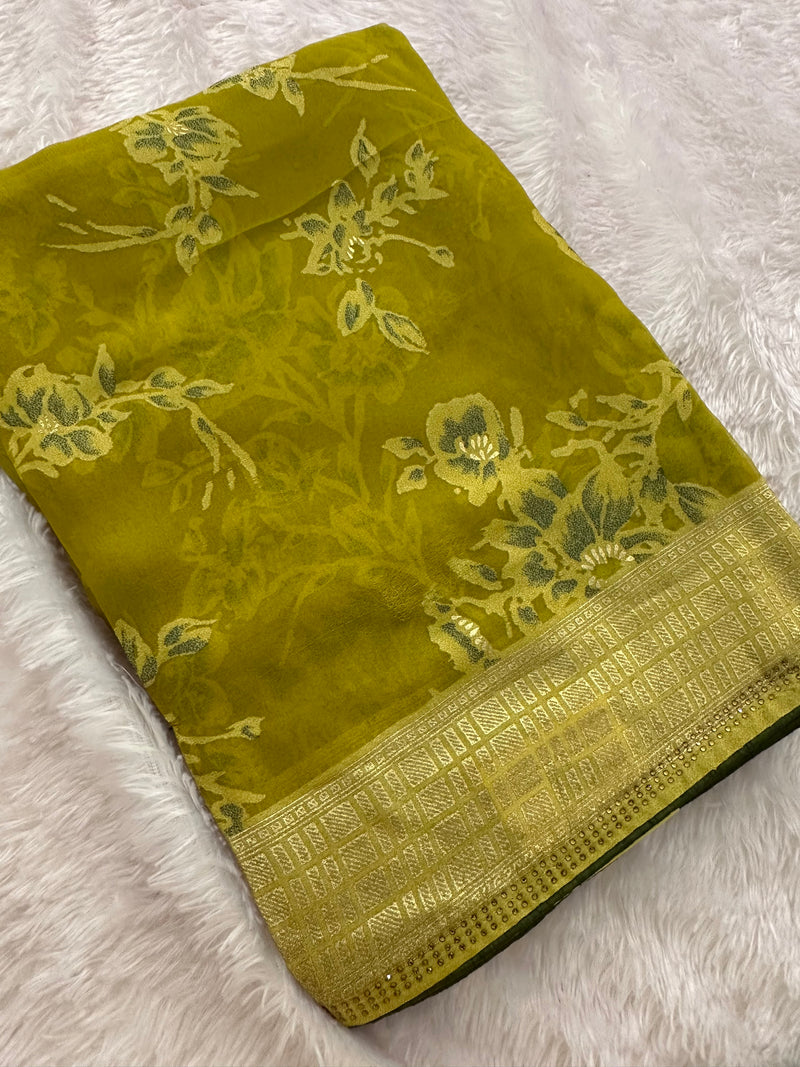 Brosso Fancy Saree New-JU3