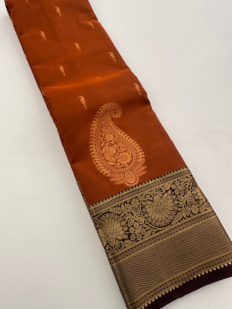 Semi Kanchi Silk Saree-J30