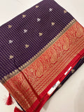 Viscose Banarasi saree-M27