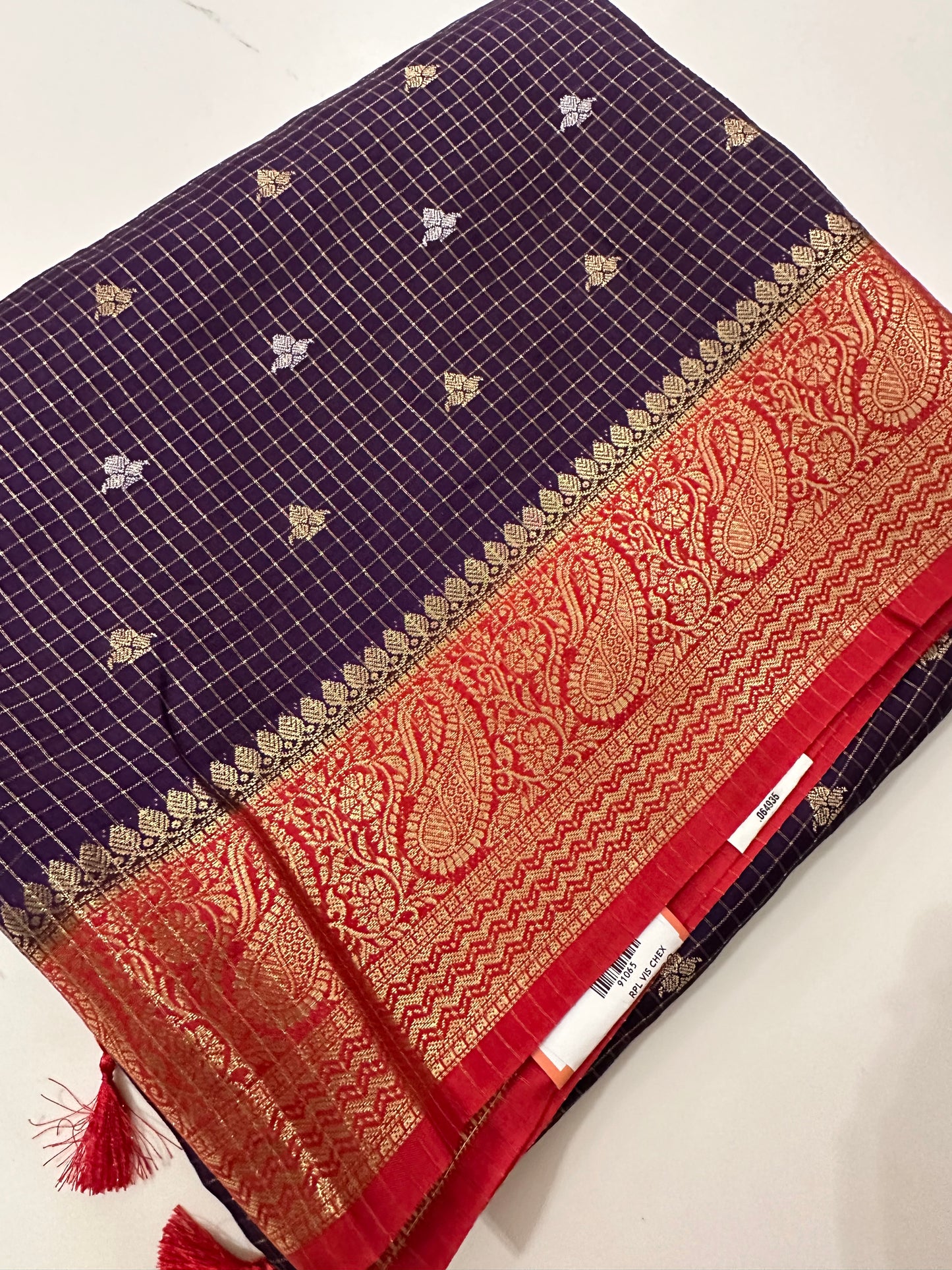 Viscose Banarasi saree-M27