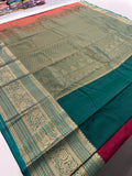 Semi Kanchi Silk Saree-JU7